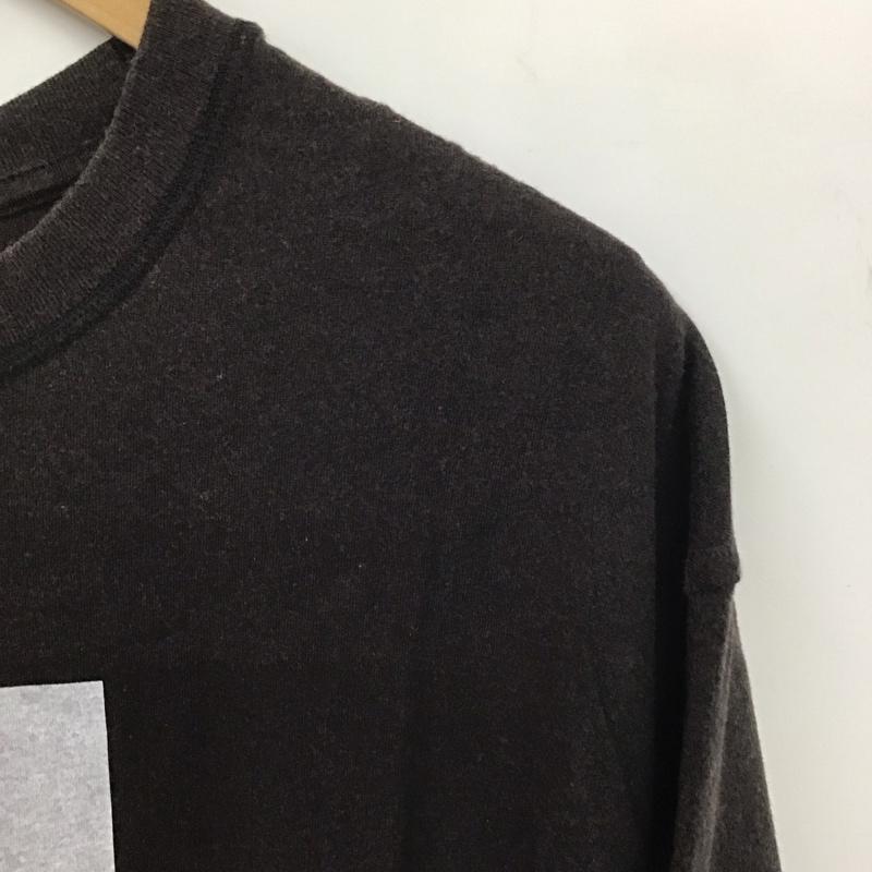 エム M Tシャツ 半袖 L プリント X ロゴ、文字 黒 / ブラック /  メンズ USED 古着 中古 10138218