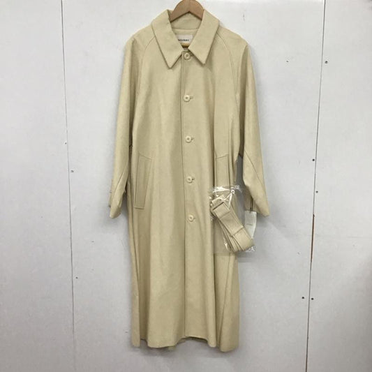 マウジー MOUSSY コート コート一般 010DAG30-7100 20AW LEATHERBALCOLLARCOAT ロングコート 1 無地 ベージュ / ベージュ /  レディース USED 古着 中古 10136024