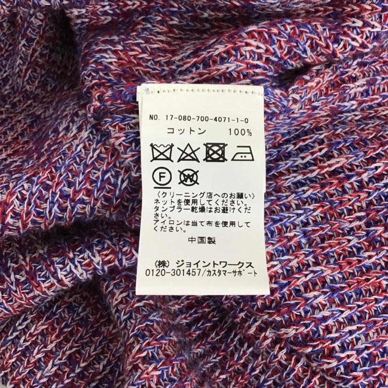 シンプリシテェ Simplicite ワンピース ひざ丈スカート 17-080-700-4071-1-0 ニットワンピース 長袖 無地 紫 / パープル /  レディース USED 古着 中古 10120071