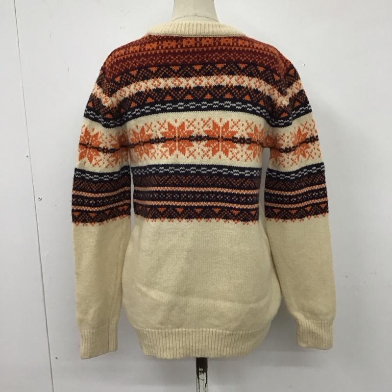 ビームス ハート BEAMS HEART ニット、セーター 長袖 長袖ニットカットソー ニット セーター クルーネックニット プリント マルチカラー / マルチカラー /  レディース USED 古着 中古 10116610