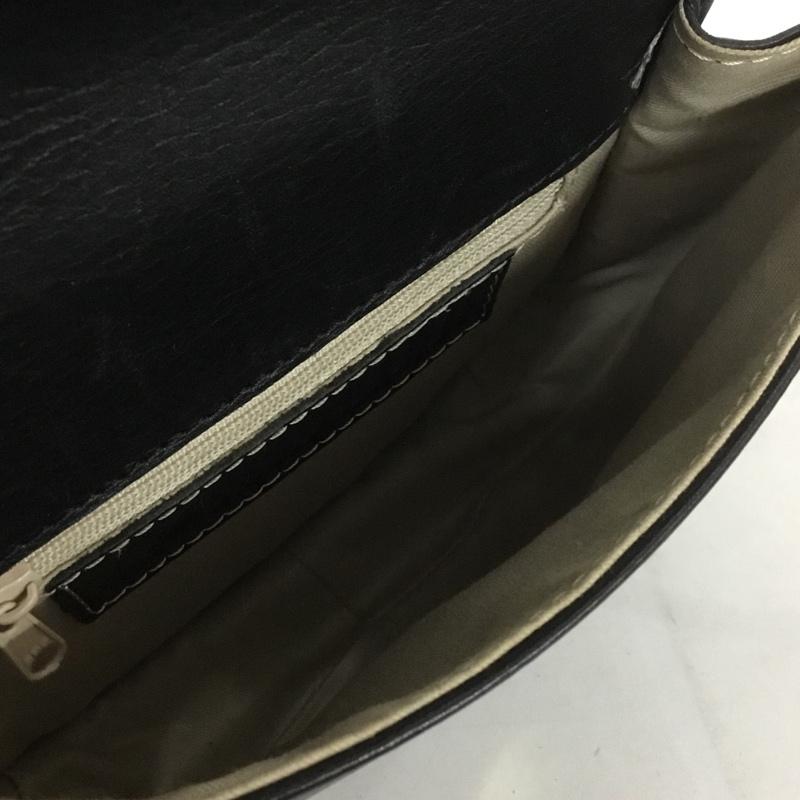 パトリックステファン PATRICK STEPHAN ショルダーバッグ ショルダーバッグ レザー ワンポイント 黒 / ブラック /  レディース USED 古着 中古 10143544