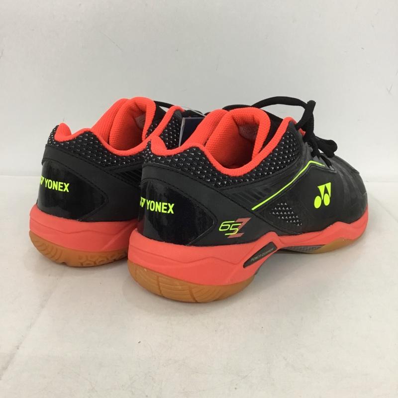 ヨネックス YONEX スニーカー スニーカー SHB65Z パワークッション65Z 25.5cm バドミントンシューズ 箱有 25.5cm ロゴ、文字 黒 / ブラック / X 赤 / レッド / X 黄 / イエロー /  メンズ USED 古着 中古 10149908