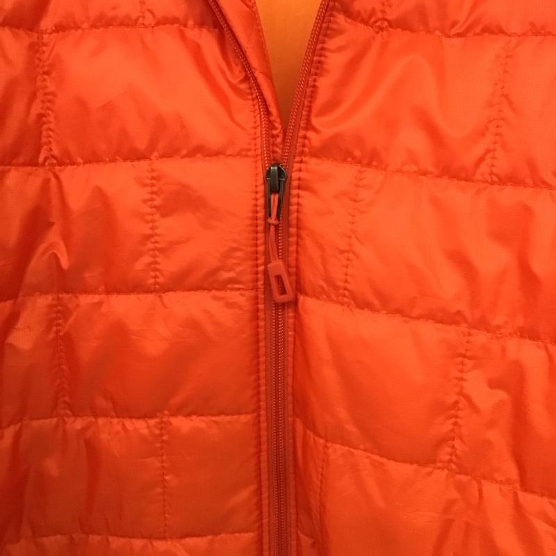 パタゴニア patagonia ジャケット、上着 ジャンパー、ブルゾン ジップアップジャケット ナイロンジャケット アウター L ロゴ、文字 橙 / オレンジ /  メンズ USED 古着 中古 10147536