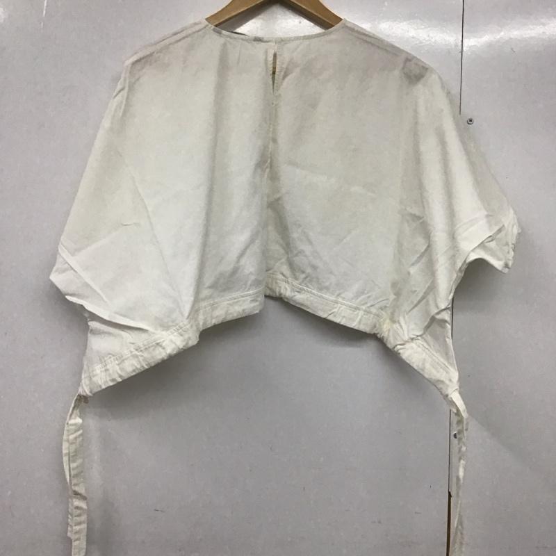 ザラ ZARA カットソー 半袖 半袖カットソー 無地Tシャツ クルーネックカットソー L 無地 白 / ホワイト /  レディース USED 古着 中古 10143831