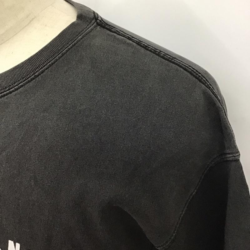 バンクスジャーナル BANKS JOURNAL Tシャツ 半袖 半袖カットソー プリントTシャツ クルーネックカットソー L ロゴ、文字 黒 / ブラック /  メンズ USED 古着 中古 10115296