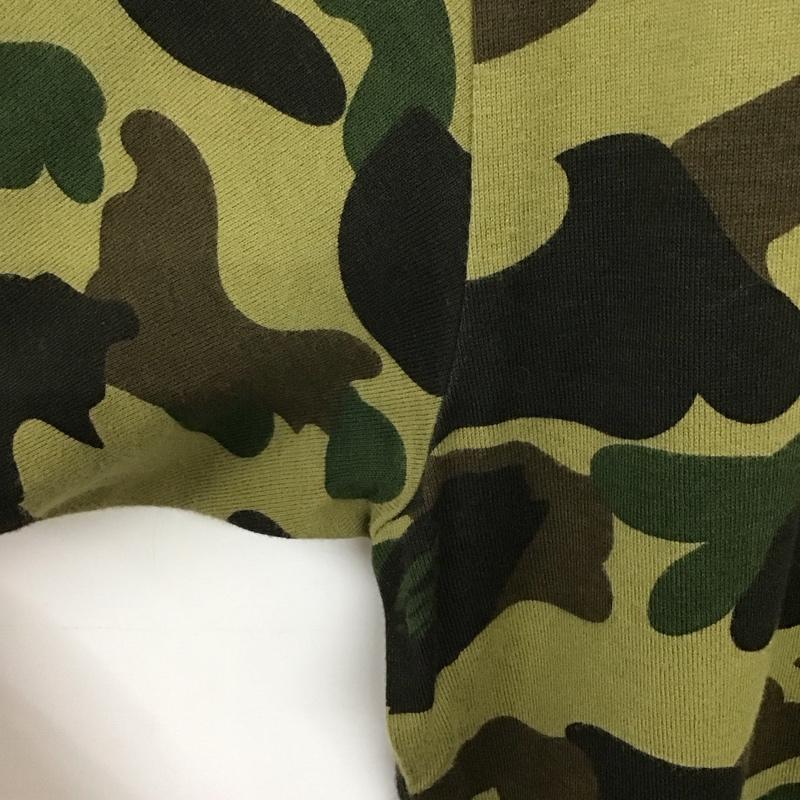アベイシングエイプ A BATHING APE Tシャツ 半袖 半袖カットソー プリントTシャツ クルーネックカットソー stussy 30周年 L カモフラージュ柄・迷彩 マルチカラー / マルチカラー /  メンズ USED 古着 中古 10132682