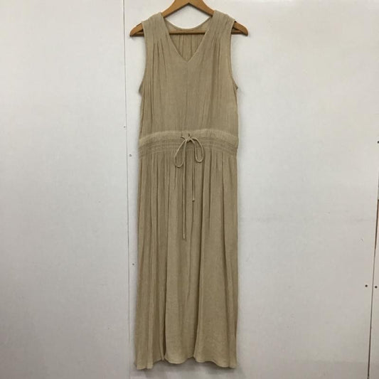 チャオパニック CIAOPANIC ワンピース ロングスカート M 無地 ベージュ / ベージュ /  レディース USED 古着 中古 10131528