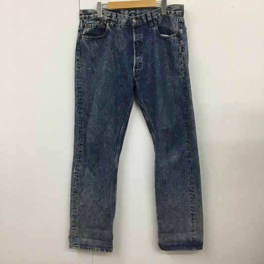 リーバイストラウスアンドコー Levi Strauss & co. パンツ デニム、ジーンズ デニムパンツ ストレートパンツ ワイドパンツ カジュアルパンツ 80s usa製 501 36 無地 インディゴ / インディゴ /  メンズ USED 古着 中古 10109375