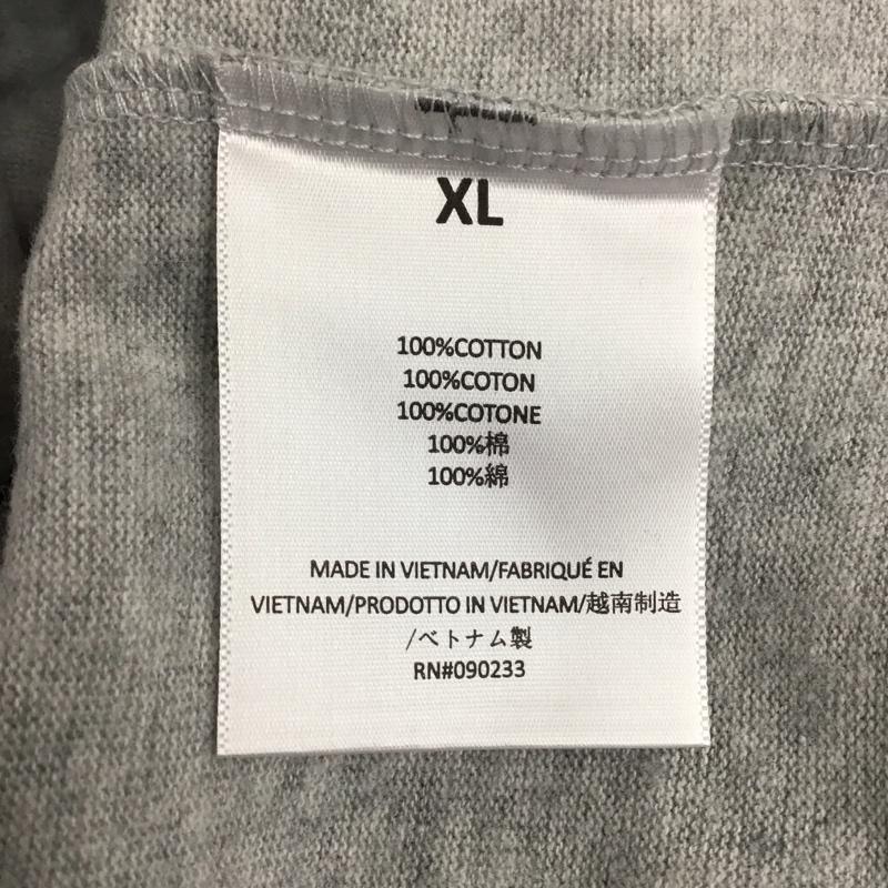 エッセンシャルズ ESSENTIALS Tシャツ 半袖 半袖カットソー V無地Tシャツ スウェットカットソー XL ロゴ、文字 灰 / グレー /  メンズ USED 古着 中古 10131994