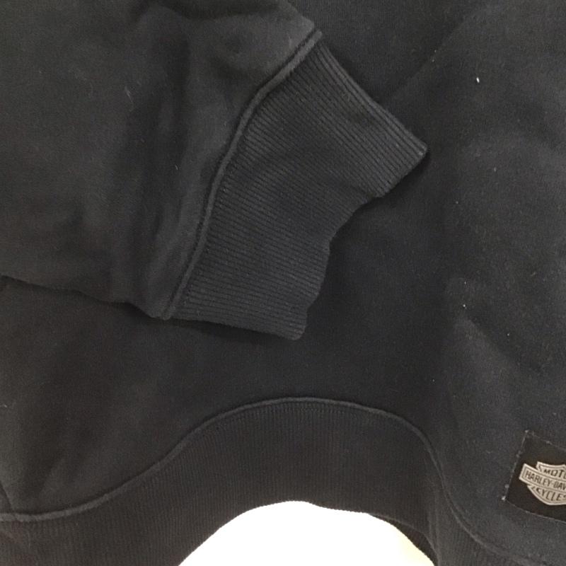 ハーレーダビッドソン Harley-Davidson パーカー 長袖 長袖パーカー プルオーバーパーカー スウェット L ロゴ、文字 ダークグレー / ダークグレー /  メンズ USED 古着 中古 10145852