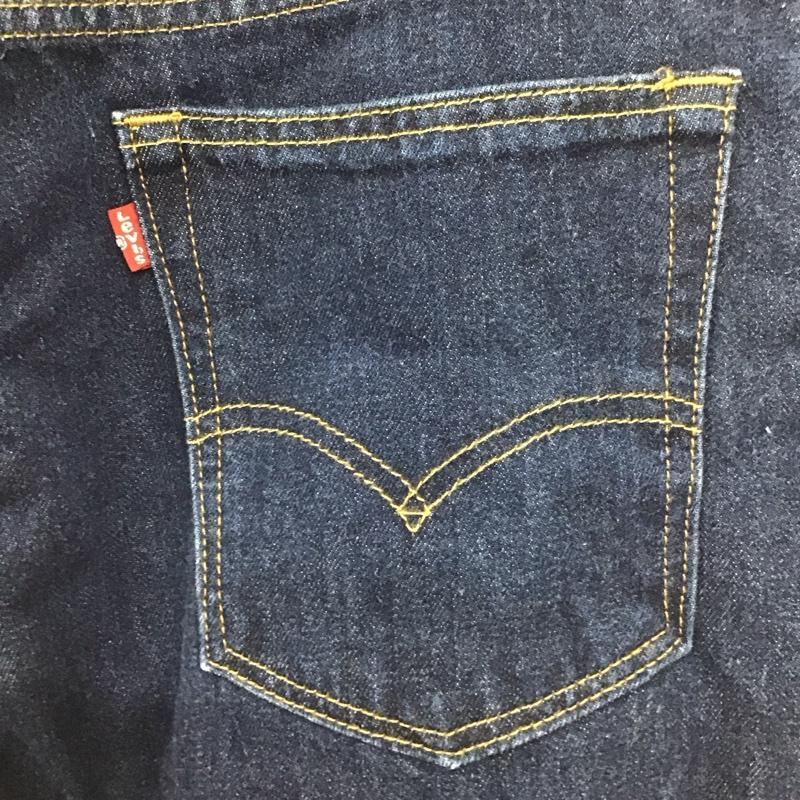 リーバイストラウスアンドコー Levi Strauss & co. パンツ デニム、ジーンズ デニムパンツ ストレートパンツ ワイドパンツ カジュアルパンツ 40 無地 インディゴ / インディゴ /  メンズ USED 古着 中古 10116435