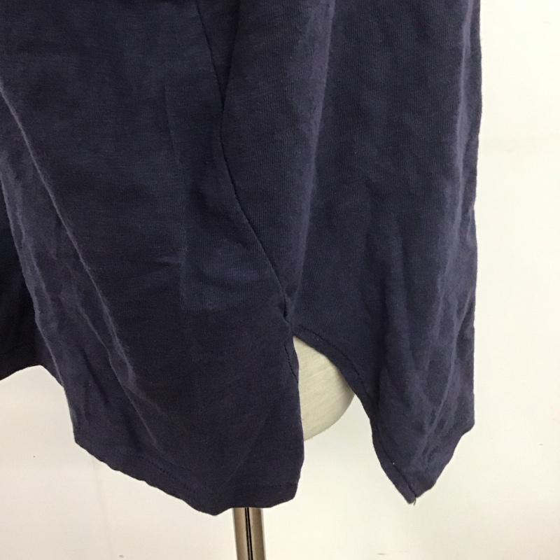 フィルザビル FILL THE BILL カットソー 七分袖 七分丈カットソー プリントTシャツ クルーネックカットソー 2 ロゴ、文字 紺 / ネイビー /  メンズ USED 古着 中古 10127341