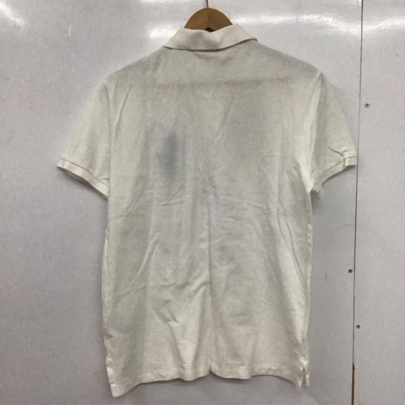 ポロラルフローレン POLO RALPH LAUREN ポロシャツ 半袖 半袖ポロシャツ カラーシャツ 半袖カットソー M ロゴ、文字 白 / ホワイト /  メンズ USED 古着 中古 10146834