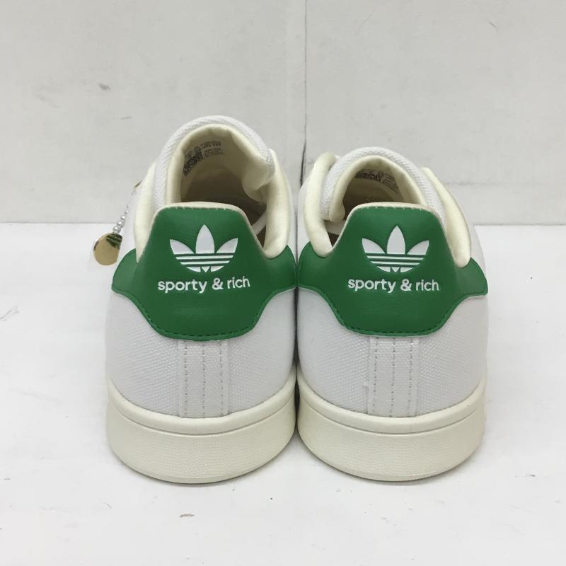 アディダス adidas スニーカー スニーカー STAN SMITH SPORTY＆RICH　IF5658 26.5cm ロゴ、文字 白 / ホワイト / X 緑 / グリーン /  メンズ USED 古着 中古 10136074