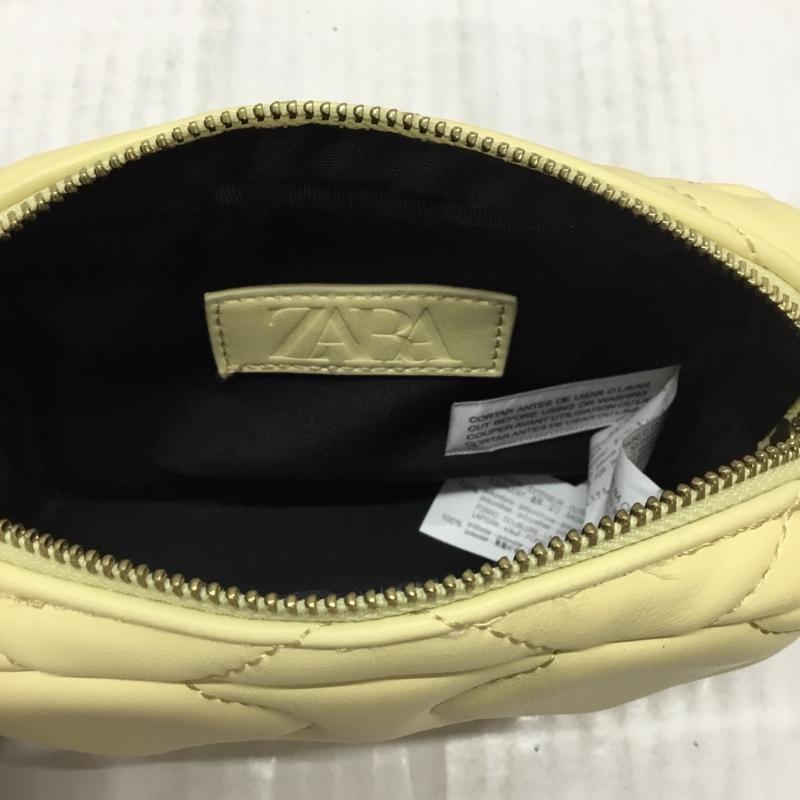 ザラ ZARA ハンドバッグ ハンドバッグ 6587 810 090 ビニール 無地 黄 / イエロー / X 金 / ゴールド / X 透明 / クリア /  レディース USED 古着 中古 10117640
