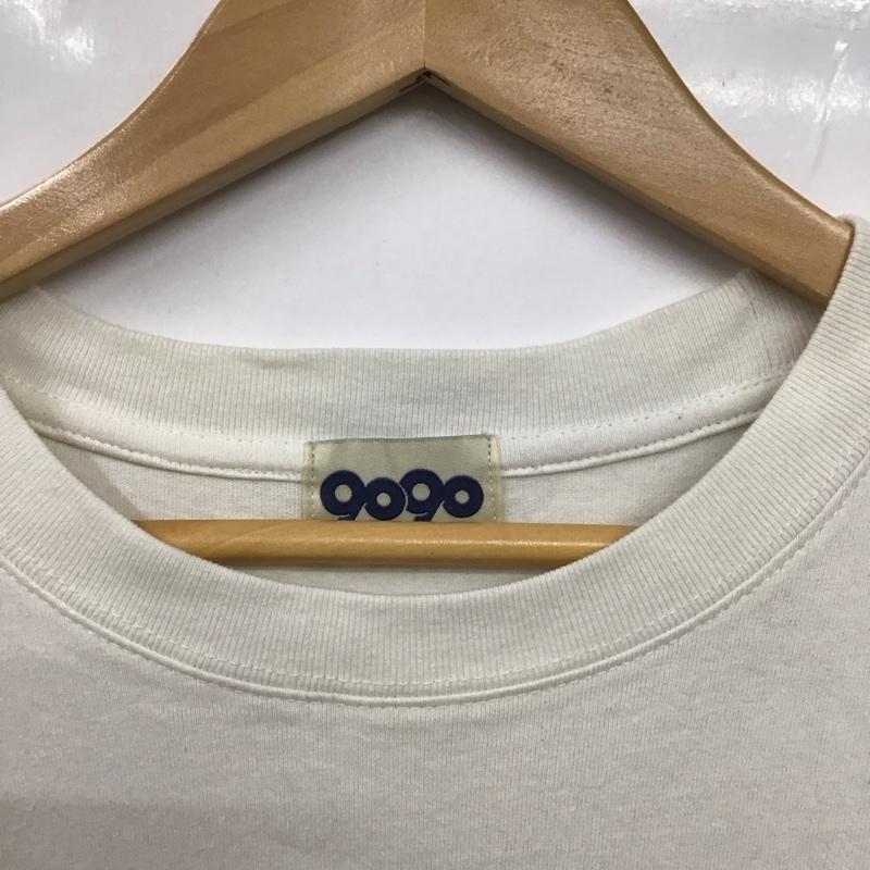 ナインティナインティ 9090 Tシャツ 半袖 半袖カットソー プリントTシャツ クルーネックカットソー M プリント 白 / ホワイト /  メンズ USED 古着 中古 10130659