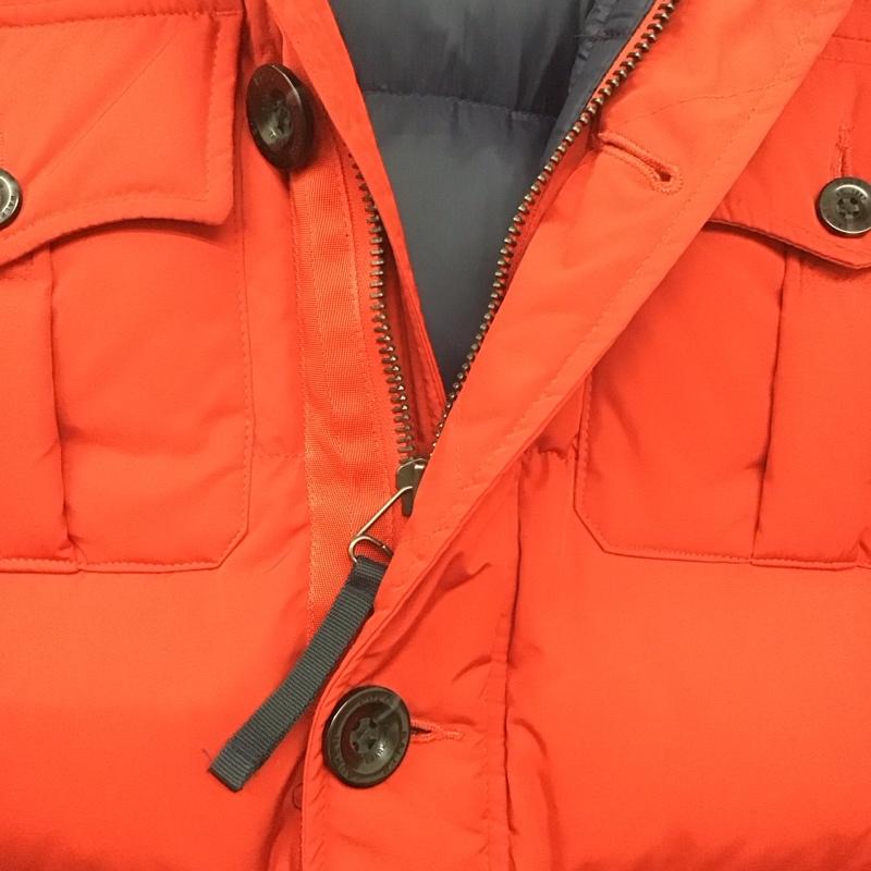 ポロラルフローレン POLO RALPH LAUREN ジャケット、上着 ジャケット、ブレザー ダウンジャケット アウター ジップアップジャケット S ロゴ、文字 赤 / レッド /  メンズ USED 古着 中古 10138435