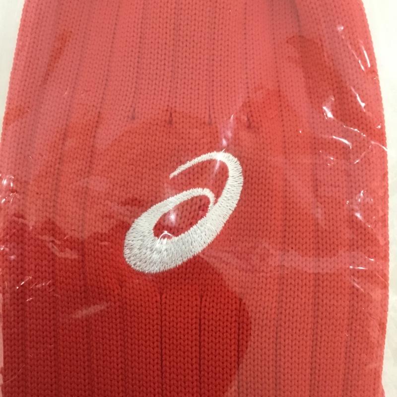 アシックス ASICS ファッション小物 ファッション小物 XSS096 ストッキング ジュニア サッカー 26cm ロゴ、文字 赤 / レッド /  ボーイズ USED 古着 中古 10132175