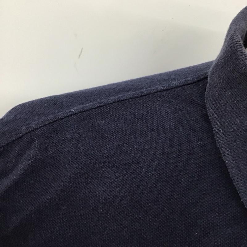 ポロスポーツラルフローレン POLOSPORT ポロシャツ 半袖 90年代 L 無地 X ロゴ、文字 紺 / ネイビー /  メンズ USED 古着 中古 10111999