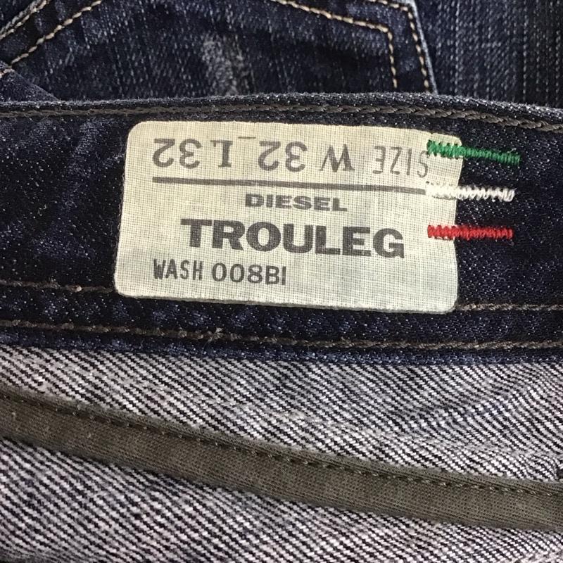 ディーゼル DIESEL パンツ デニム、ジーンズ デニムパンツ ストレートパンツ カジュアルパンツ 32インチ 無地 インディゴ / インディゴ /  メンズ USED 古着 中古 10108490
