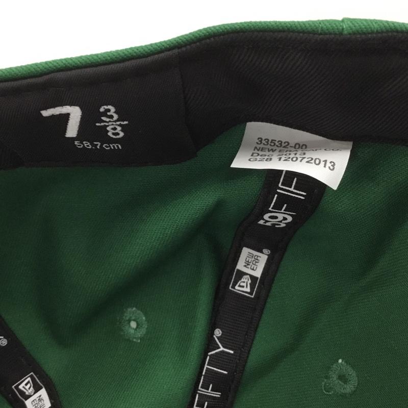 ステューシー STUSSY 帽子 キャップ 131314 BIG SS NEW ERA CAP 59FIFTY タグ付き ロゴ、文字 緑 / グリーン /  メンズ USED 古着 中古 10133404