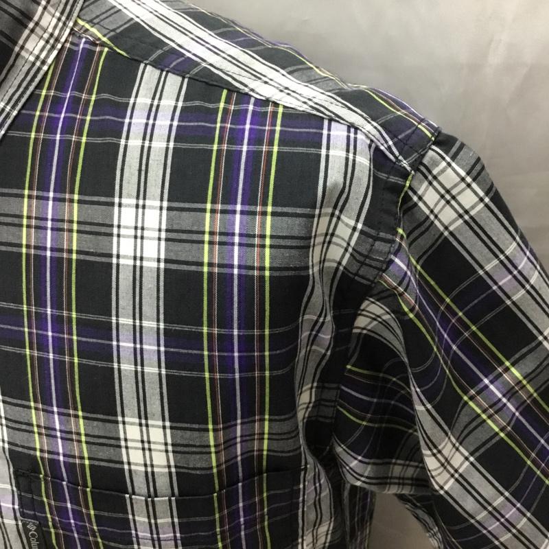 コロンビア Columbia シャツ、ブラウス 半袖 半袖 S チェック マルチカラー / マルチカラー /  メンズ USED 古着 中古 10109003