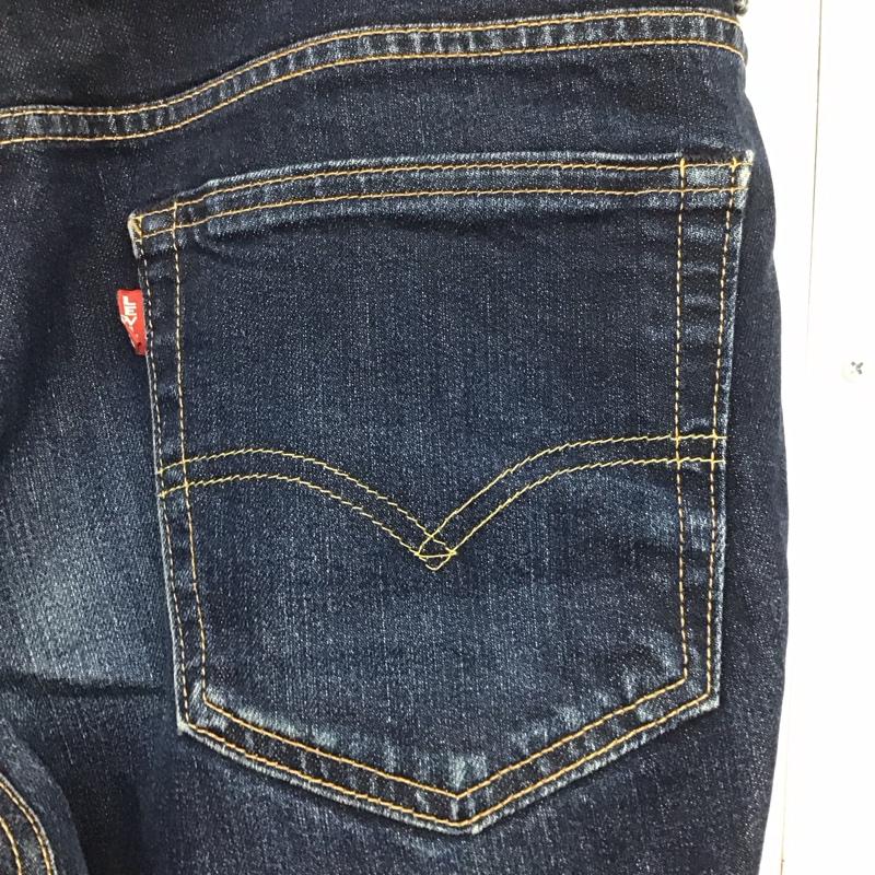 リーバイストラウスアンドコー Levi Strauss & co. パンツ デニム、ジーンズ デニムパンツ ワイドパンツ カジュアルパンツ ストレッチパンツ 33インチ 無地 インディゴ / インディゴ /  メンズ USED 古着 中古 10140561