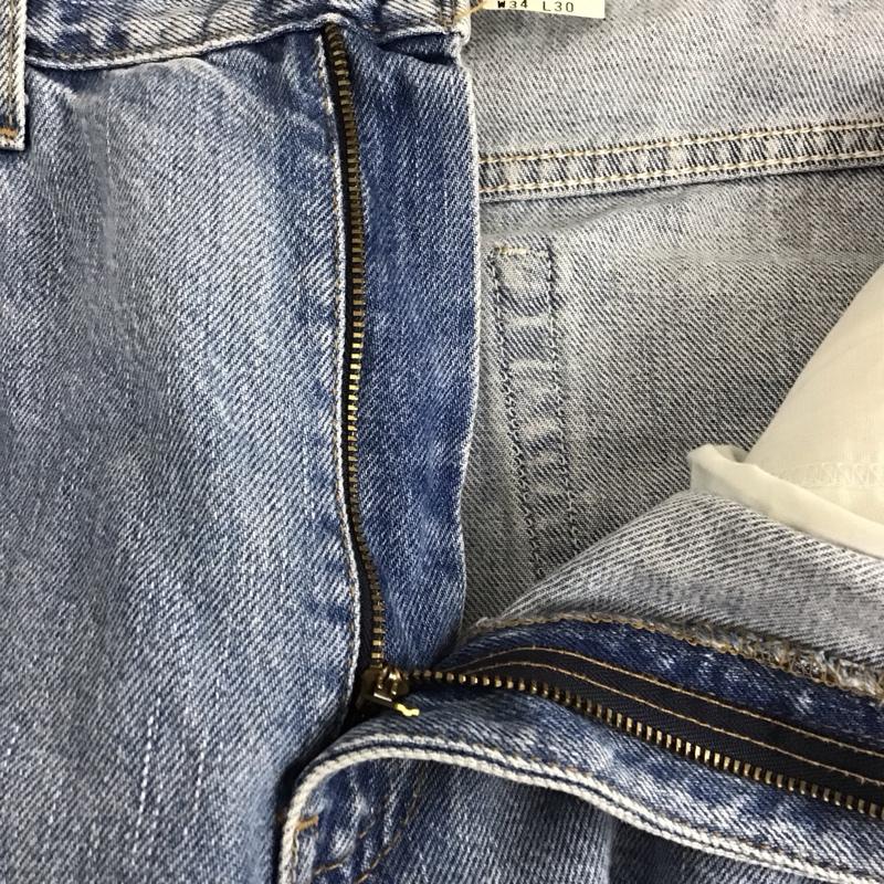 リーバイストラウスアンドコー Levi Strauss & co. パンツ デニム、ジーンズ デニムパンツ ストレートパンツ ワイドパンツ カジュアルパンツ 34 無地 インディゴ / インディゴ /  メンズ USED 古着 中古 10119543