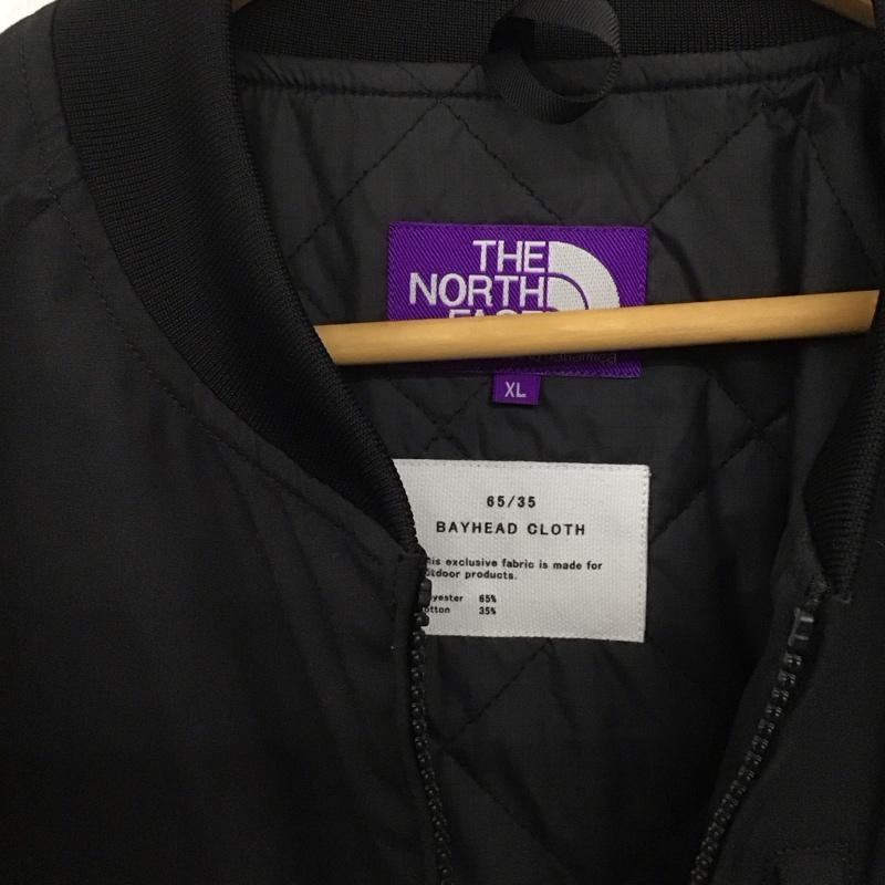 ザ ノースフェイス パープルレーベル THE NORTH FACE PURPLE LABEL ジャケット、上着 ジャケット、ブレザー ny2374n BEAMSコラボ 別注マウンテンフィールドジャケット XL ロゴ、文字 黒 / ブラック /  メンズ USED 古着 中古 10146172