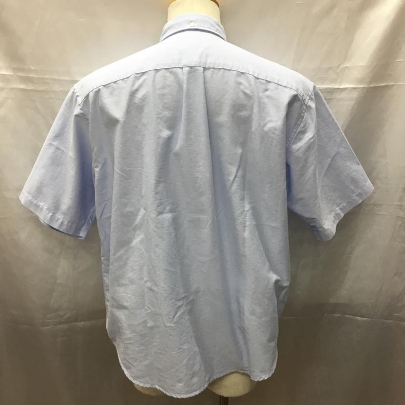 シュプリーム Supreme シャツ、ブラウス 半袖 LOOSE FIT SS OXFORD SHIRT ボタンダウン 23SS S ロゴ、文字 水色 / ライトブルー /  メンズ USED 古着 中古 10111356