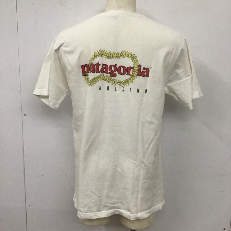 パタゴニア patagonia Tシャツ 半袖 S ロゴ、文字 X プリント 白 / ホワイト /  メンズ USED 古着 中古 10112016