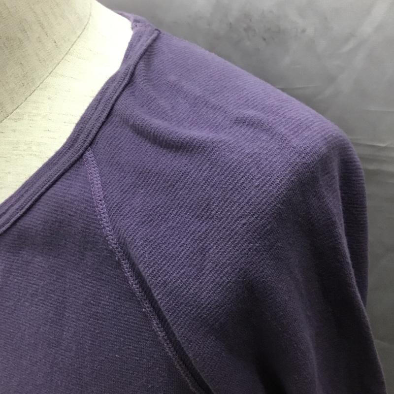 ハリウッドランチマーケット HOLLYWOOD RANCH MARKET カットソー 長袖 XL 無地 紫 / パープル /  メンズ USED 古着 中古 10108871