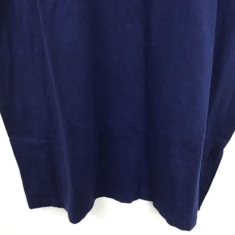 ポロジーンズ Polo Jeans Co. Tシャツ 半袖 半袖カットソー プリントTシャツ クルーネックカットソー L ロゴ、文字 青 / ブルー /  メンズ USED 古着 中古 10132308