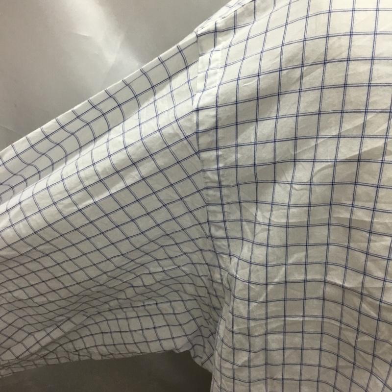 ラルフローレン RALPHLAUREN シャツ、ブラウス 長袖 長袖シャツ チェックシャツ カラーシャツ 長袖カットソー チェック 白 / ホワイト / X 青 / ブルー /  メンズ USED 古着 中古 10113321