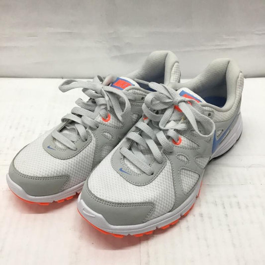 ナイキ NIKE スニーカー スニーカー 554901-100 レボリューション 24cm 24.0cm ロゴ、文字 灰 / グレー / X 水色 / ライトブルー / X 橙 / オレンジ /  レディース USED 古着 中古 10106877