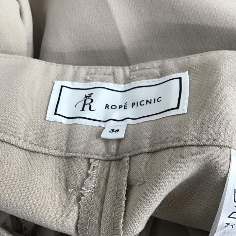ロペピクニック ROPE  PICNIC パンツ スラックス 36 無地 ベージュ / ベージュ /  レディース USED 古着 中古 10130269
