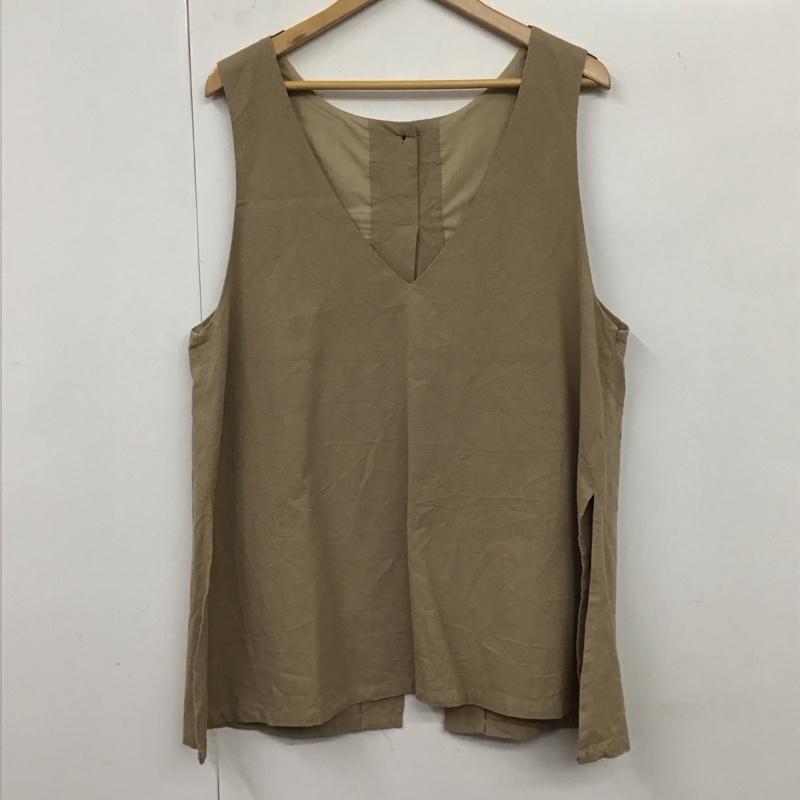 サマンサモスモス Samansa Mos2 タンクトップ タンクトップ ノースリーブ FREE 無地 ベージュ / ベージュ /  レディース USED 古着 中古 10131666