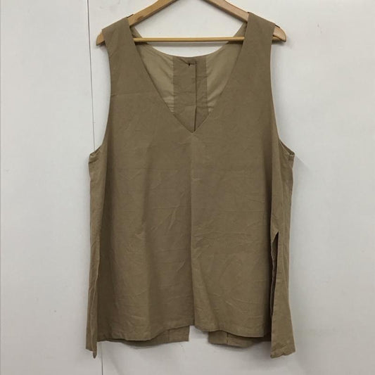 サマンサモスモス Samansa Mos2 タンクトップ タンクトップ ノースリーブ FREE 無地 ベージュ / ベージュ /  レディース USED 古着 中古 10131666