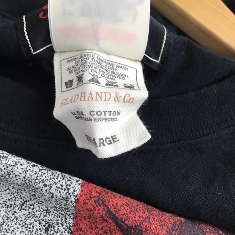 ギャングスタービル GANGSTERVILLE Tシャツ 半袖 半袖カットソー プリントTシャツ クルーネックカットソー batman XXL プリント 黒 / ブラック /  メンズ USED 古着 中古 10134665