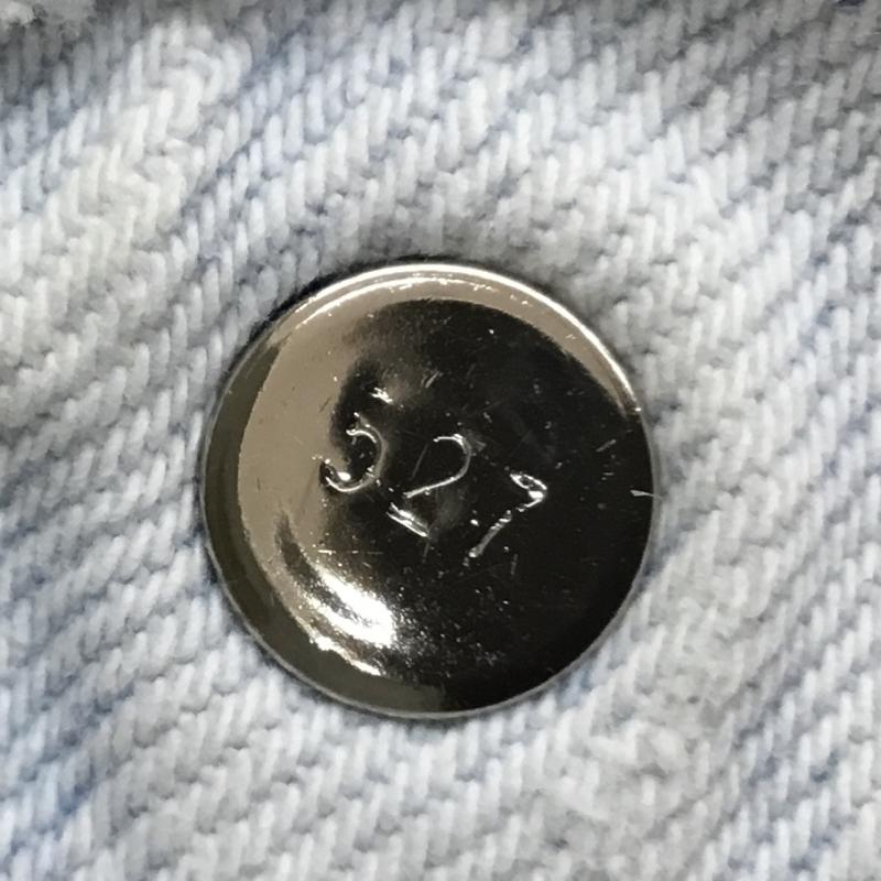 リーバイス Levi s ジャケット、上着 ジャケット、ブレザー ボア　デニムジャケット XL 無地 青 / ブルー /  メンズ USED 古着 中古 10137331