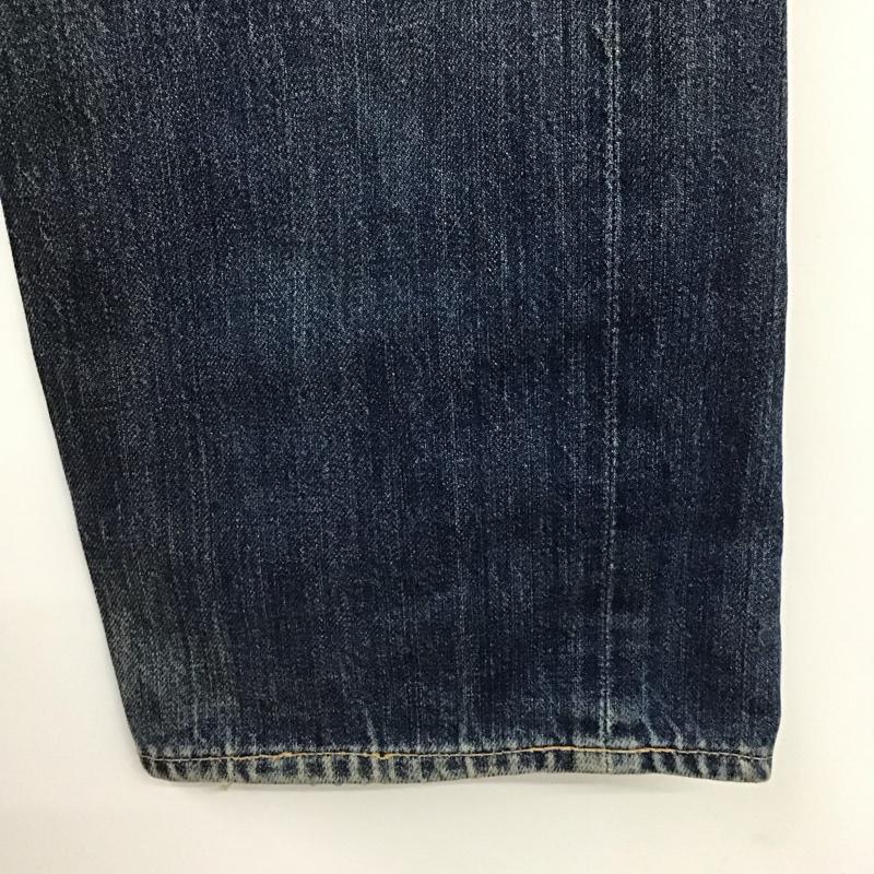 キャントン CANTON パンツ デニム、ジーンズ デニムパンツ ストレートパンツ ワイドパンツ カジュアルパンツ ジーンズ 30インチ 無地 インディゴ / インディゴ /  メンズ USED 古着 中古 10118305