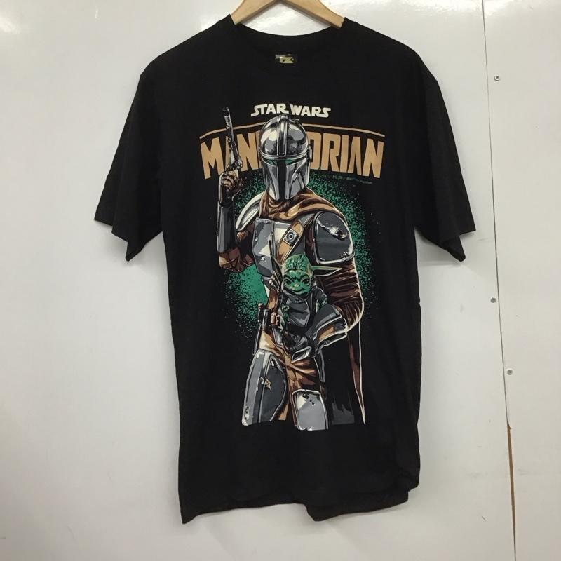 古着 USED Tシャツ 半袖 半袖カットソー プリントTシャツ クルーネックカットソー L プリント 黒 / ブラック /  メンズ USED 古着 中古 10148895