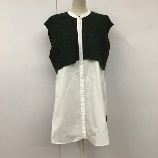 ジーナシス JEANASIS ワンピース ミニスカート JS064051SB FREE 無地 白 / ホワイト / X 緑 / グリーン /  レディース USED 古着 中古 10111438