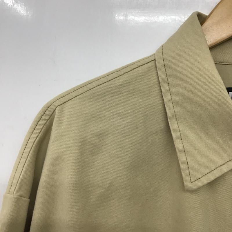 ディーゼル DIESEL ジャケット、上着 ジャケット、ブレザー カジュアルジャケット アウター カラージャケット フロントボタン XL ロゴ、文字 ベージュ / ベージュ /  メンズ USED 古着 中古 10145997