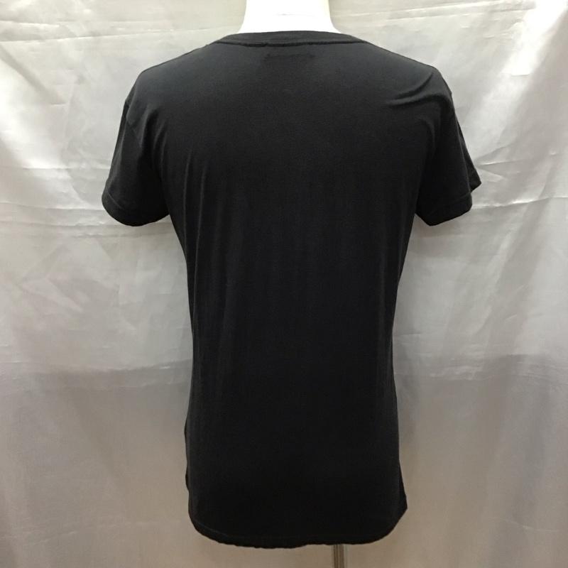 ディーゼル DIESEL Tシャツ 半袖 クルーネック ドクロ スカル COSMIK M プリント 黒 / ブラック /  メンズ USED 古着 中古 10116491