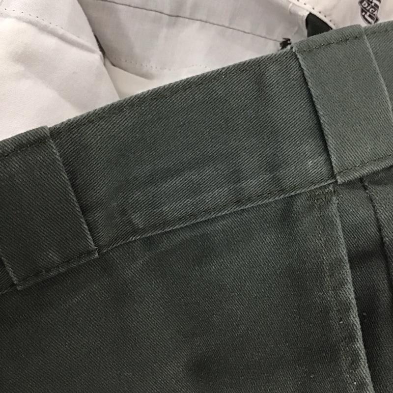 ディッキーズ Dickies パンツ ワークパンツ、ペインターパンツ ワークパンツ ワイドパンツ カジュアルパンツ 34 無地 カーキ / カーキ /  メンズ USED 古着 中古 10133519