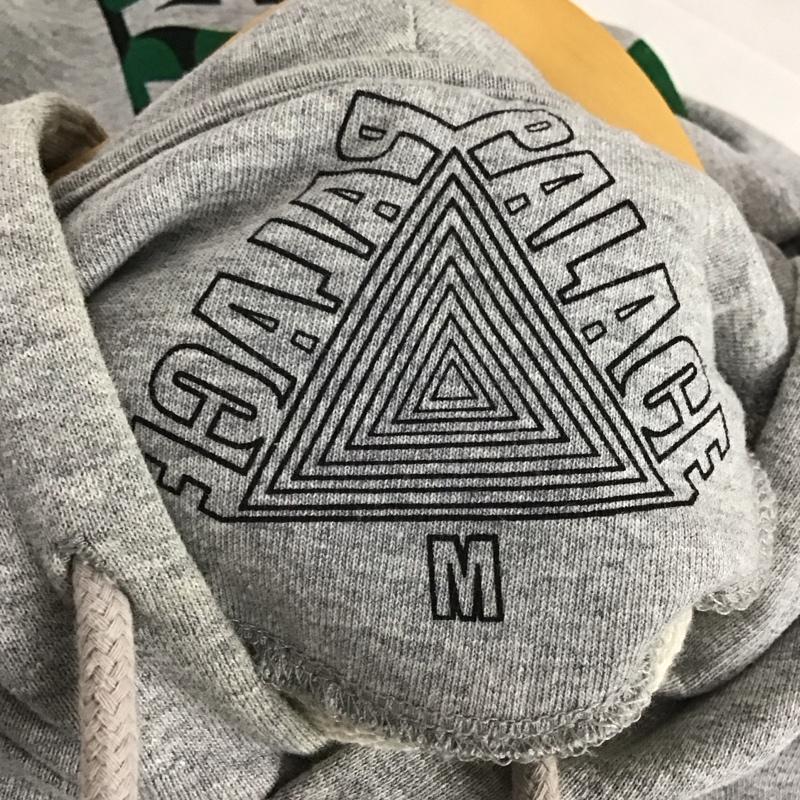 パレス PALACE パーカー 長袖 長袖 M プリント 灰 / グレー /  メンズ USED 古着 中古 10148203