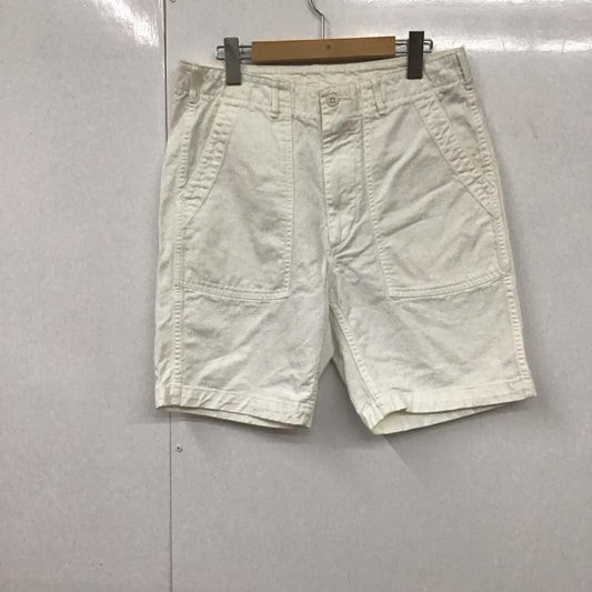オアスロウ orSlow パンツ ショートパンツ ショートパンツ ハーフパンツ カジュアルパンツ M 無地 白 / ホワイト /  メンズ USED 古着 中古 10130669