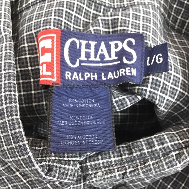 チャップスラルフローレン CHAPSRALPHLAUREN シャツ、ブラウス 長袖 長袖シャツ カラーシャツ ポケットシャツ 長袖カットソー チェックシャツ L チェック マルチカラー / マルチカラー /  メンズ USED 古着 中古 10112491