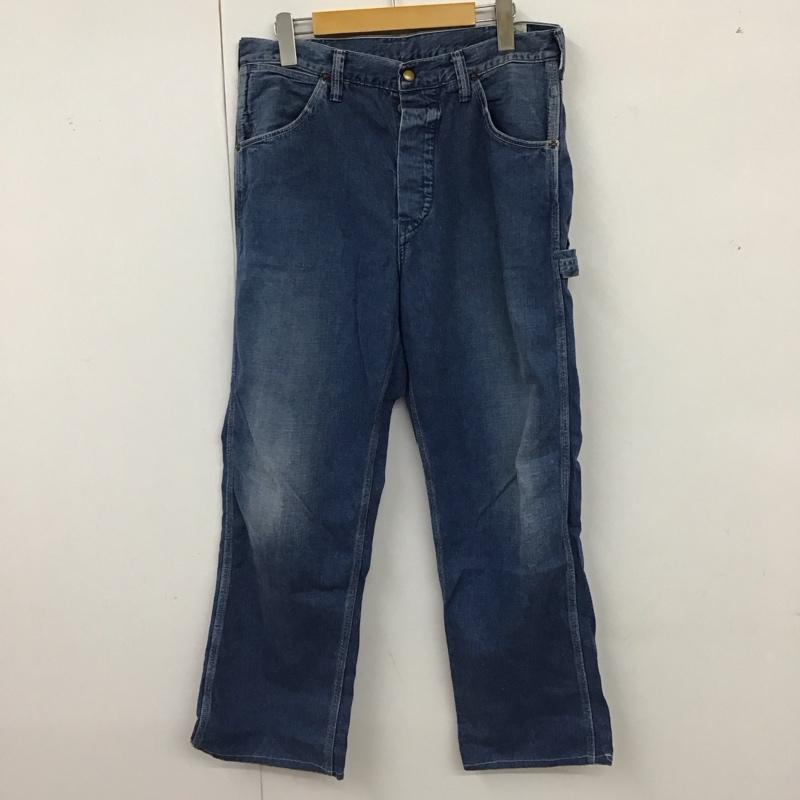 オアスロウ orSlow パンツ デニム、ジーンズ デニムパンツ ストレートパンツ ワイドパンツ カジュアルパンツ 2号 無地 インディゴ / インディゴ /  メンズ USED 古着 中古 10119011